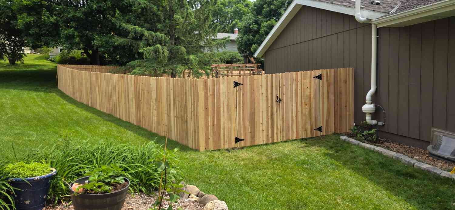 Semi-privacy backyard